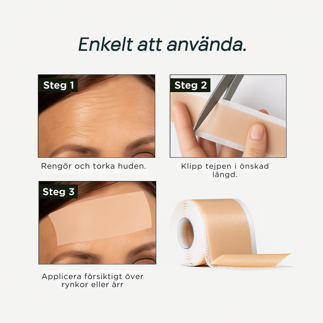 Glowara - Silikonplåster mot ärr och rynkor